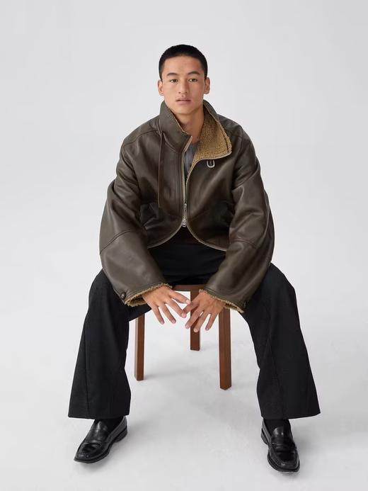 Simple Project/Y24212/皮毛一体廓形夹克 商品图2