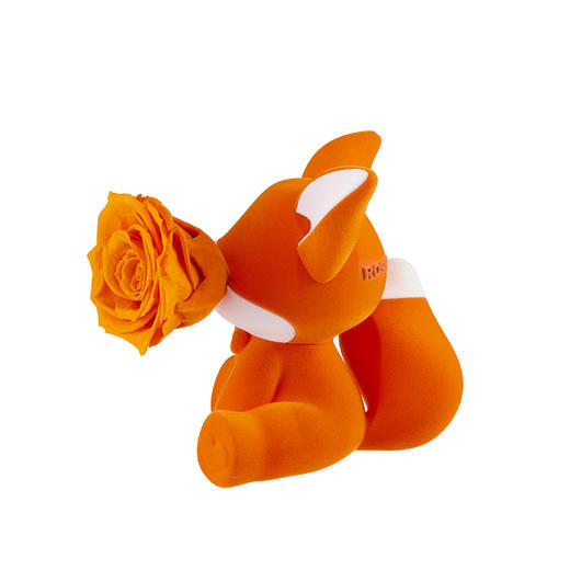 ROSEONLY诺誓 永生玫瑰 公仔系列 可心狐 紫白色 橙白色 送朋友 商品图8