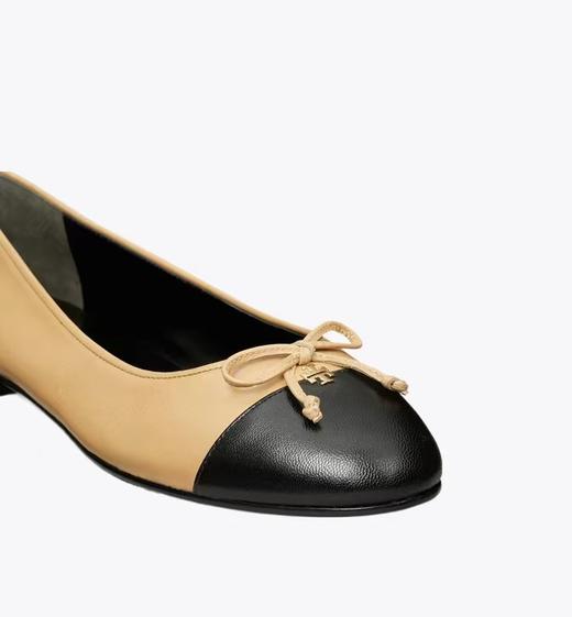 TORY BURCH 芭蕾平底鞋女  154513-200-F 姜饼黄.【鞋底有膜，试穿小心】 商品图1