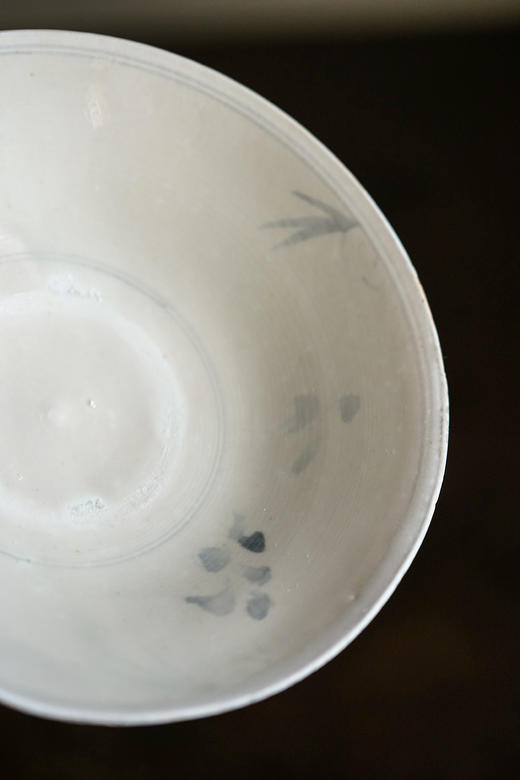 山本亮平36染付砂目积花卉文皿 商品图1