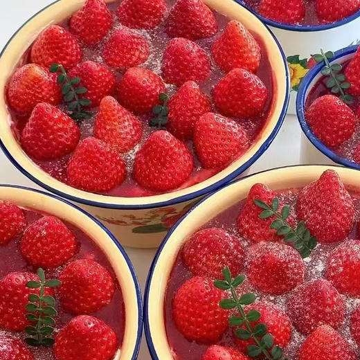 搪瓷盆草莓蛋糕-猪油盆里的甜蜜情怀-约6寸【网红蛋糕】 商品图2