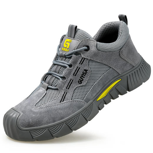 夏季款无包头无中底橡胶底劳保鞋绝缘鞋10KV电工专用工作安全鞋猪巴皮不防砸不防刺工作鞋 商品图8