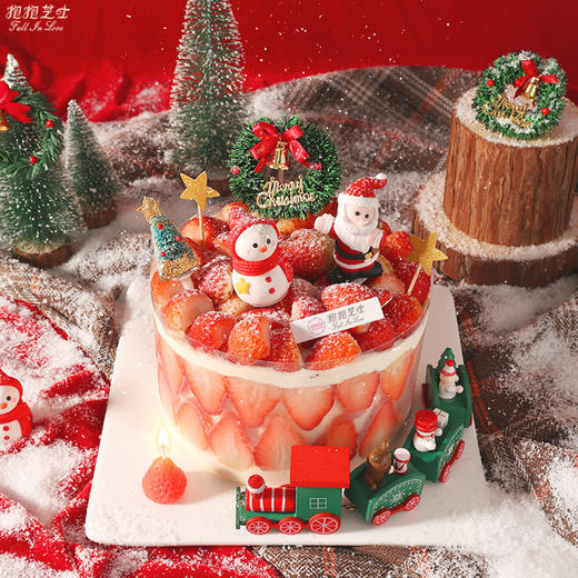 欢乐圣诞草莓蛋糕 | 草莓尖尖当然要送给您的心尖尖~~ 商品图2