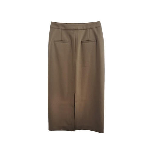 VIVIAN LIU薇薇安刘R2344006秋女装新款隐形拉链兜前后高开叉半裙 商品图1