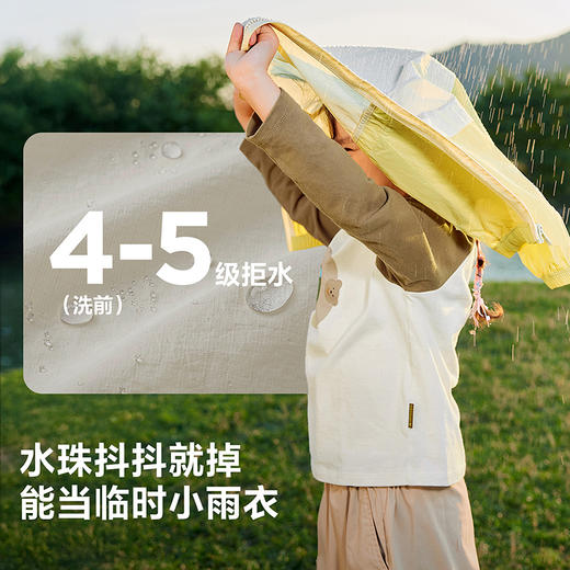 【小软皮】迷你巴拉男女童防水轻薄外套春季新款宝宝亲肤上衣 商品图2