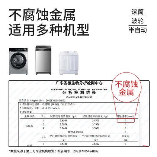 【天天低价】Fertig洗衣机槽清洗剂 200g*4罐 商品图2