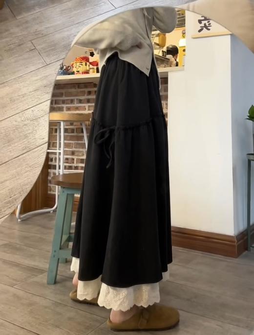 <曾小咸推荐> 木耳边花边拼接半身裙 日常169/件 活动价119.99/件！【预售款，预计3-15天发货】 商品图2