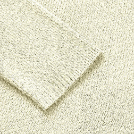 【2件9折】【Petit Bari】(多色)假两件挂脖v领修身针织上衣 商品图5