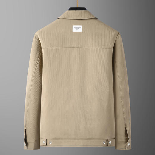 【新款DDT】大依优型大码翻领羽绒服夹克外套休闲胖子大码男休闲宽松加肥加大上衣 商品图4