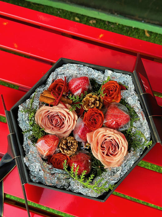 圣诞限定 ｜莓好相拥 · 花盒 商品图2
