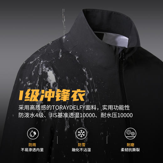 【大师系列】全件无痕4级拒水防风户外多功能真冲锋衣249C0J510N 商品图3