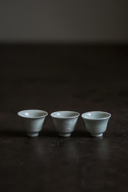 山本亮平19白瓷筒茶坏 小 商品图0