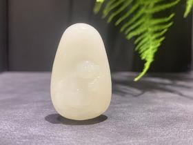 【御珠宫坊】羊脂白玉佛挂件