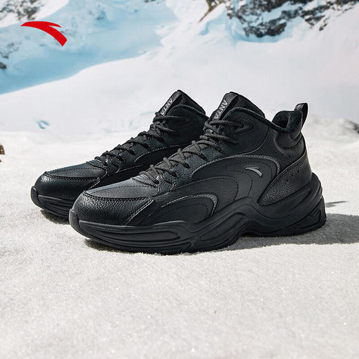 安踏穿越丨加厚加绒保暖棉鞋男冬季新款潮流百搭运动鞋112448957 商品图1