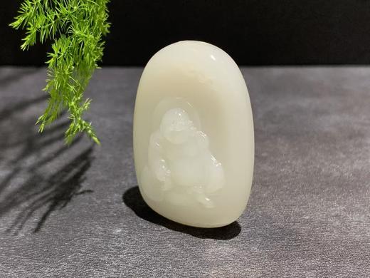 【御珠宫坊】羊脂白玉佛挂件 商品图5