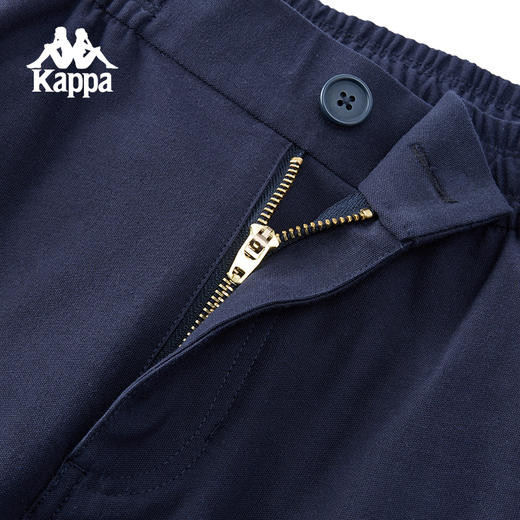 Kappa卡帕背靠背新款运动长裤男复古直筒裤松紧腰休闲裤弹力裤子K0F12AX19 商品图1