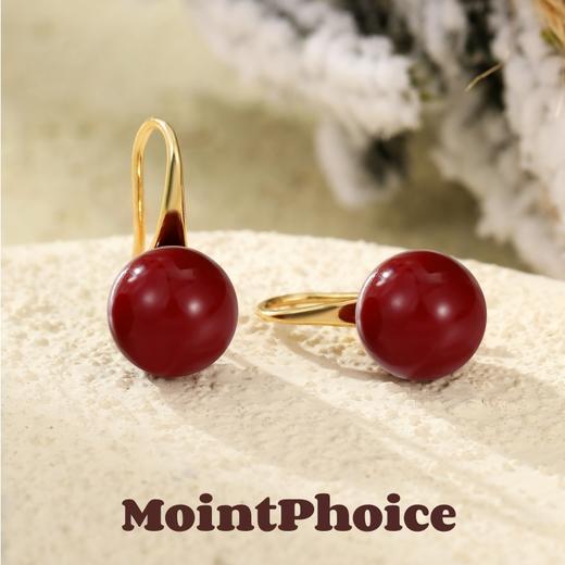 【新年第1份礼物！】MointPhoice新年/圣诞耳钉 车厘子造型 一周不重样~ 商品图9