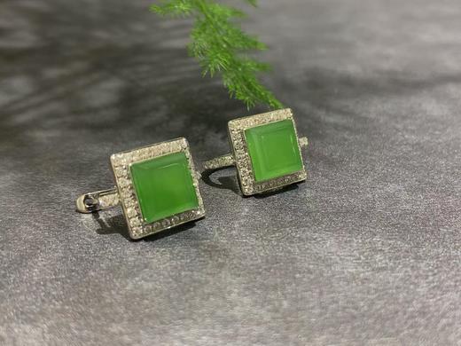 【御珠宫坊】金镶碧玉耳钉 商品图3