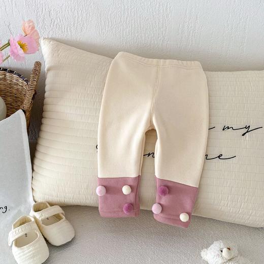 【柔软舒适，洋气时尚】女童洋气打底裤0-5岁 秋季韩版童装 女宝宝不倒绒裤子 儿童秋装-QQ 商品图5