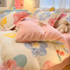 【巨舒适牛奶绒四件套；臻享温暖！】加绒保暖，暖意十足；舒适至臻，让你不想离床；双面设计，颜值与实用并存；牛奶绒面料，柔软亲肤；活性工艺印染，健康环保。冬日必备，别错过！ 商品缩略图8