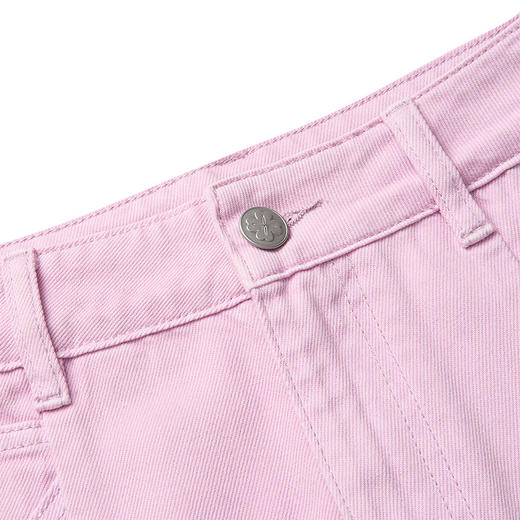 【2件9折】【Petit Bari】(多色)设计感休闲拼接阔腿牛仔裤 商品图6