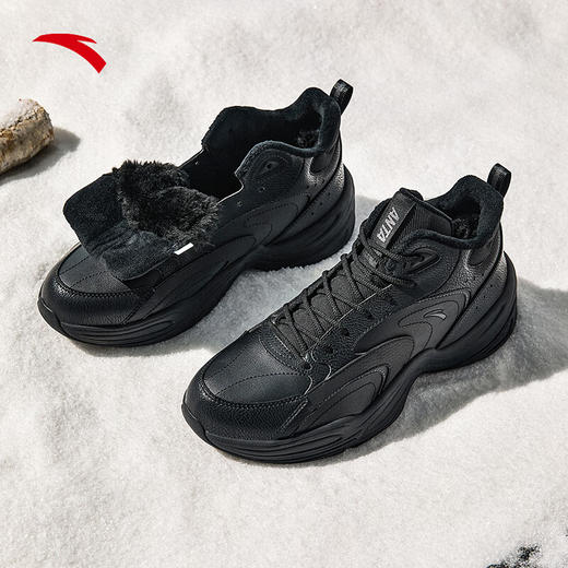 安踏穿越丨加厚加绒保暖棉鞋男冬季新款潮流百搭运动鞋112448957 商品图2