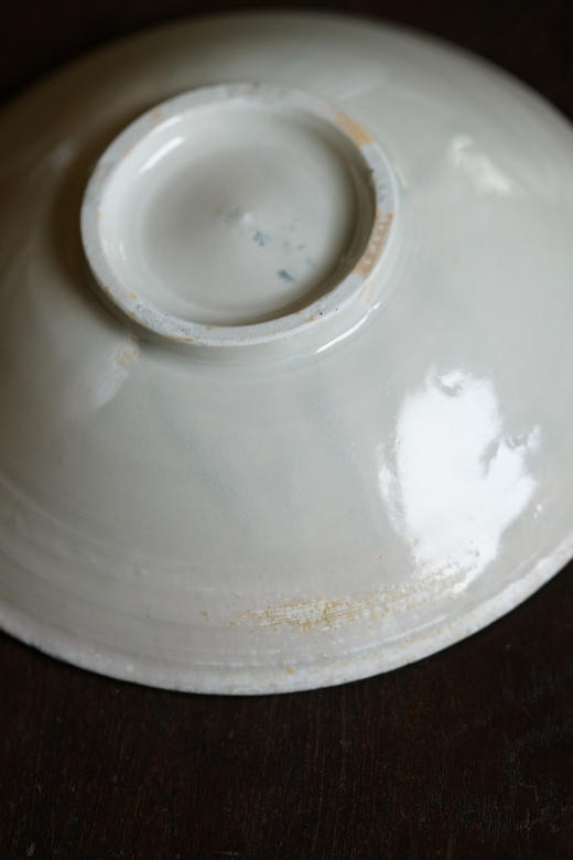 山本亮平36染付砂目积花卉文皿 商品图3