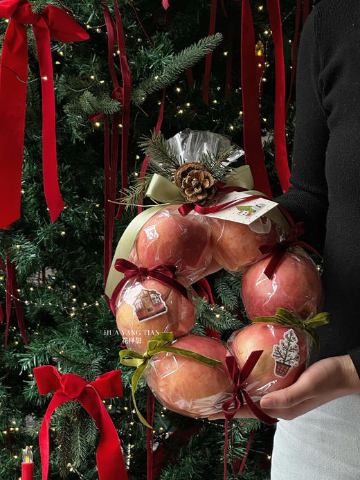 圣诞限定 ｜岁岁苹安 · 圣诞花环（承包全家人的平安果） 商品图2