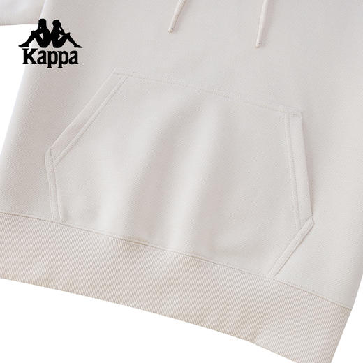 Kappa卡帕背靠背新款连帽运动卫衣女复古针织套头衫宽松休闲上衣K0F22MT80 商品图3