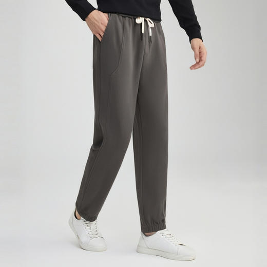 圣得西潮流印花运动休闲裤子男秋冬季宽松束脚系带卫裤 商品图2