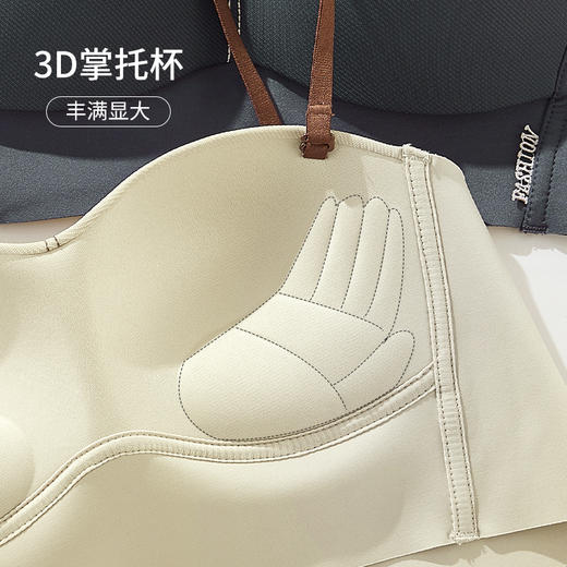 雅黛丽内衣小胸聚拢显大手掌杯文胸无钢圈收副乳防下垂全罩杯胸罩 商品图1
