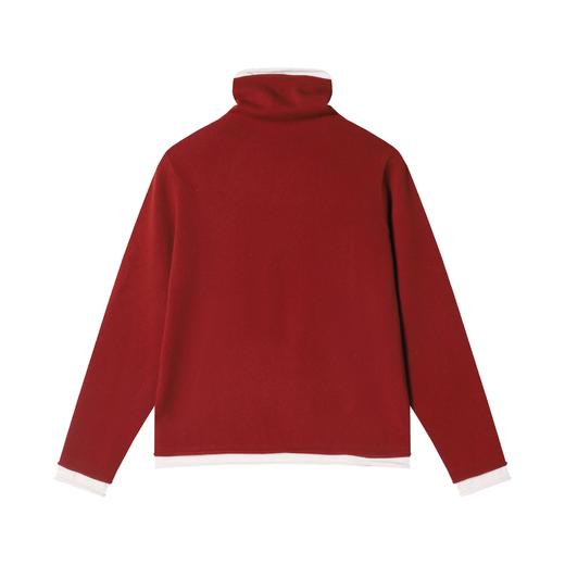 T2010秋冬季新款时尚个性美式撞色假两件立领长袖T恤百搭休闲套头上衣 商品图5