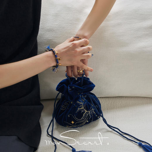 monSecret 日月星辰系列 | 炽光编织流苏手链 商品图3