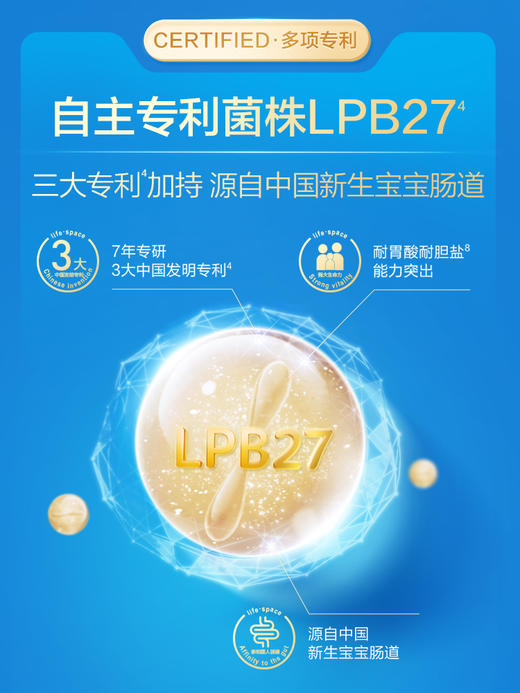 【618会员提前购】汤臣倍健益倍适lifespace 400亿益生菌礼盒装增免疫调节肠道 商品图4