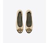 TORY BURCH 芭蕾平底鞋女  148336-001奶油白/黑 .【鞋底有膜，试穿小心】 商品缩略图0
