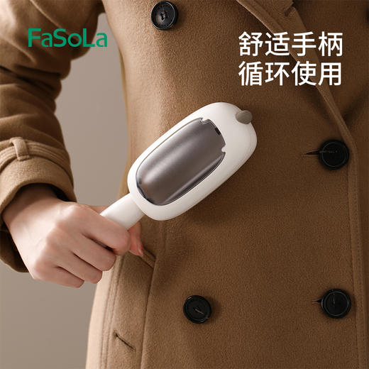 FaSoLa刷毛神器除毛刷刮双面羊绒毛呢大衣羊毛衣服去粘毛器静电打理刷子 商品图7
