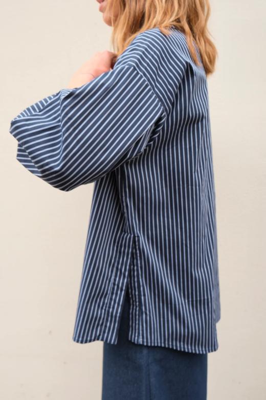 Ginette Garde  BOY衬衫-蓝条纹 商品图2