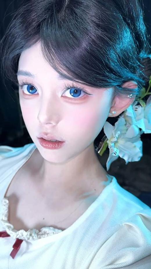 mimipark  半年抛杭州仓美瞳 像素暗雪 直径14.5mm着色13.9mm 商品图9