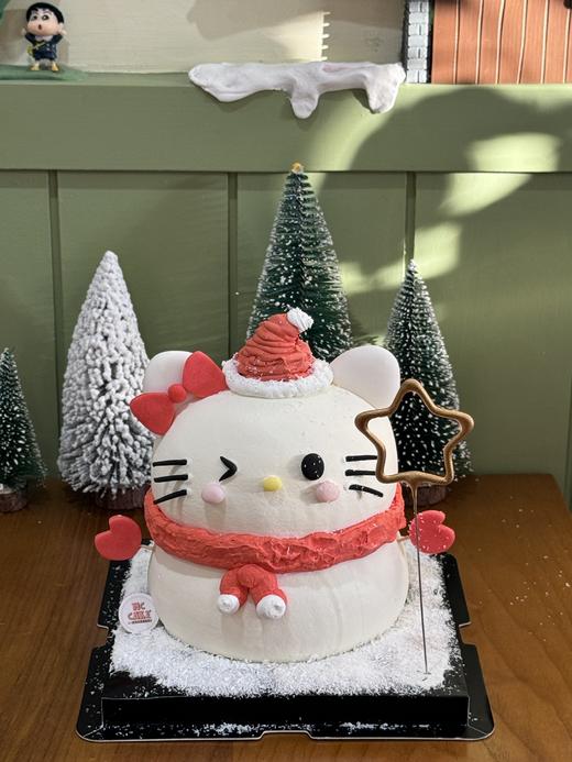 kt猫雪人版蛋糕 商品图0