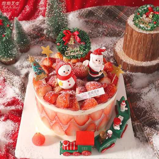 欢乐圣诞草莓蛋糕 | 草莓尖尖当然要送给您的心尖尖~~ 商品图3