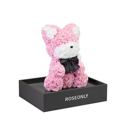 【告白神器】ROSEONLY诺誓 高端定制 永生玫瑰 公仔系列 玫瑰狐 橙色 粉色 红色  送朋友 商品图4