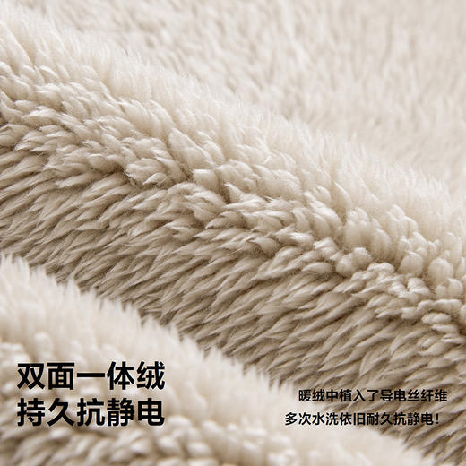 【净电绒】迷你巴拉冬新款男女童双面毛绒套装加厚保暖家居服 商品图3