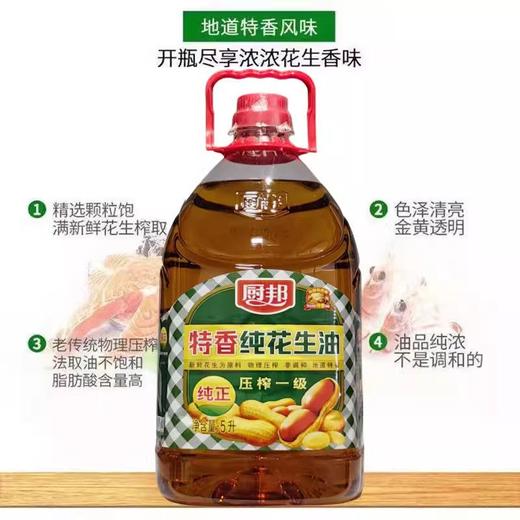 【甄选】厨邦特香花生油5L 商品图2