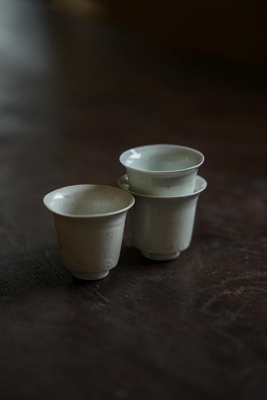 山本亮平21白瓷端反筒茶坏 商品图3