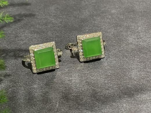 【御珠宫坊】金镶碧玉耳钉 商品图1