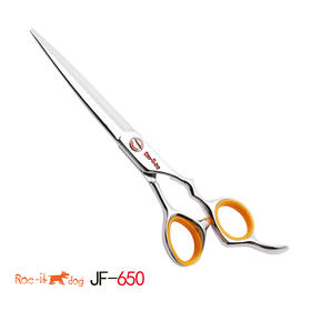 台湾锋狗剪刀JF650 徒手剪专业理发美发剪刀平剪修饰剪刻痕剪刀6.5寸