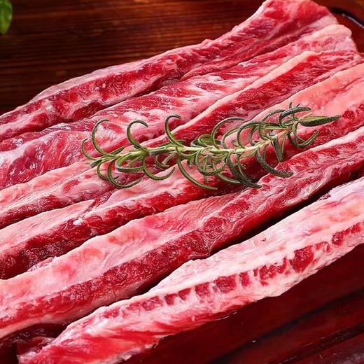 进口草饲原切去骨牛肋条肉2kg 商品图0