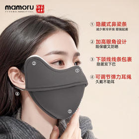 【Mamoru】保暖防晒口罩女高颜值秋冬季