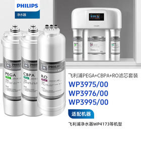Philips/飞利浦WP4171净水器两年5支滤芯 【WP3975*2+WP3976*2+WP3995*1】