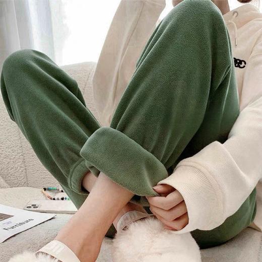 【59元起2条】可外穿秋冬奥利绒慵懒家居暖暖裤 加绒加厚双面绒亲肤柔软休闲裤保暖 商品图3